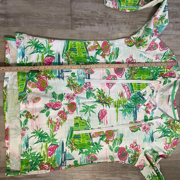 Crown & Ivy Beach long sleeve swim suit coverup in Beach Blossoms size Med - Picture 10 of 14